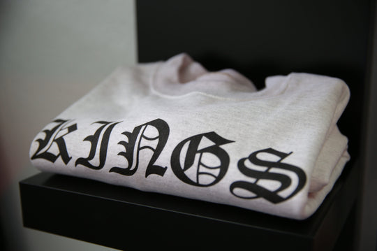 KINGS CREWNECK - HEATHER GREY