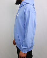 9SIXTEEN BOX HOODIE - POWDER BLUE