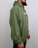 9SIXTEEN BOX HOODIE - OLIVE