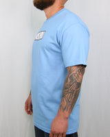 9SIXTEEN BOX TEE - POWDER BLUE