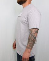 9SIXTEEN BOX TEE -  HEATHER GREY