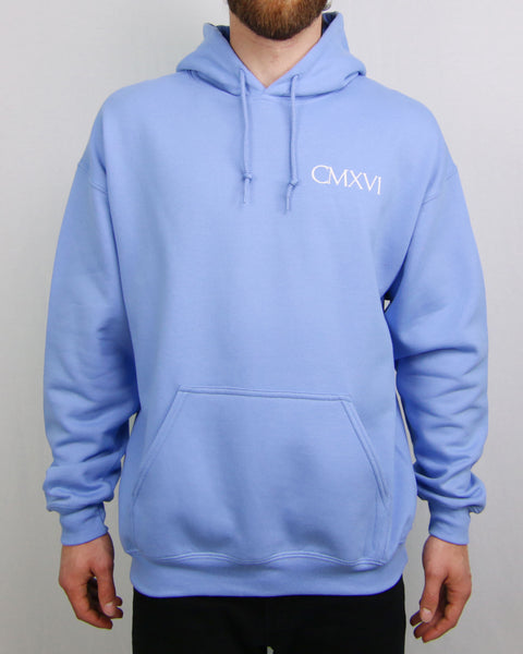 9SIXTEEN ROMAN HOODIE - POWDER BLUE