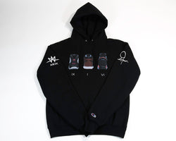AIREA CODE HOODIE - BLACK